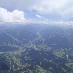 Flugwegposition um 11:59:41: Aufgenommen in der Nähe von Gemeinde St. Johann im Pongau, St. Johann im Pongau, Österreich in 2528 Meter